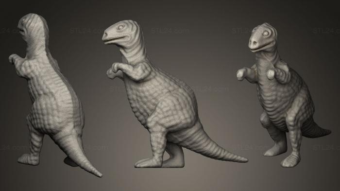 Animal figurines (TREX, STKJ_0122) 3D models for cnc